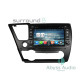 Android head unit Abyss Audio for Honda Civic 2014Sedan