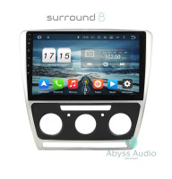 Android head unit Abyss Audio for Skoda Octavia MT 2010-2014