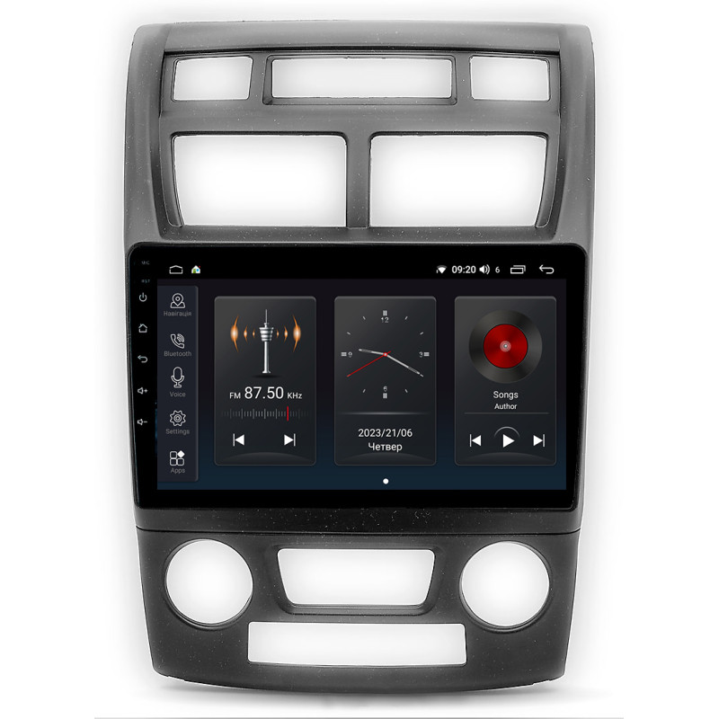 Android head unit Abyss Audio SP-9196 for KIA Sportage（Climate Control） 2004-2010
