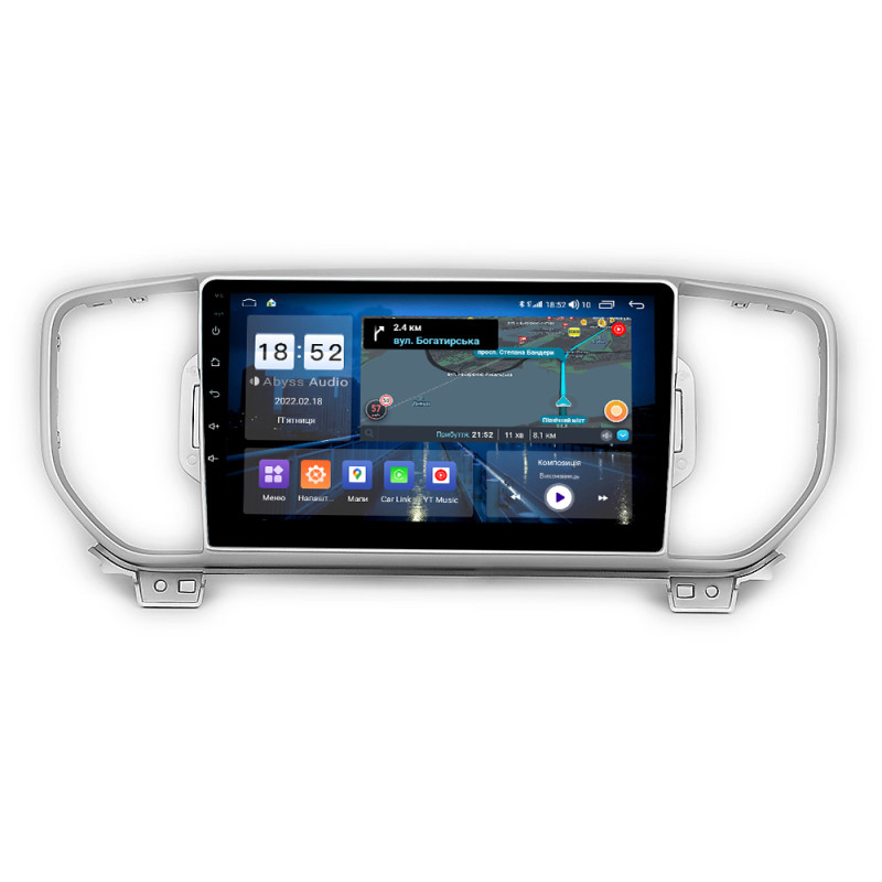 Android head unit Abyss Audio QX-9190 for KIA SPORTAGE 2016-2018