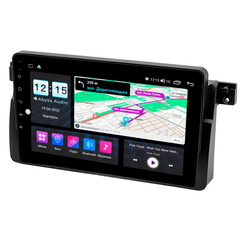 Android head unit Abyss Audio MS-9267 for BMW 3 Series (E46) 1998-2005