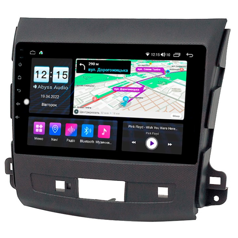 Android head unit Abyss Audio MS-9245 for Mitsubishi Outlander 2006-2012