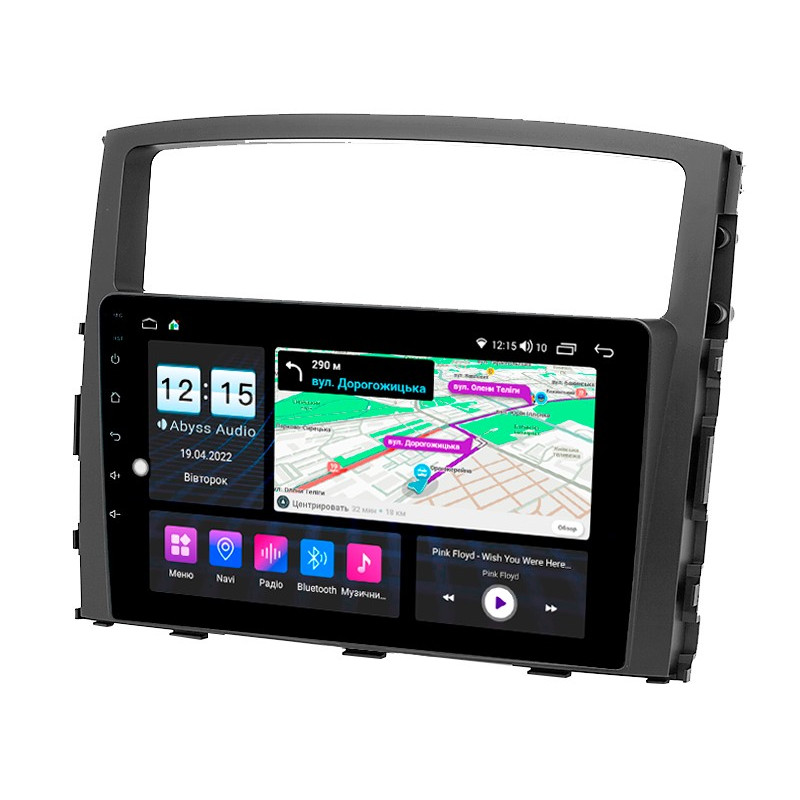 Android head unit Abyss Audio MS-9247 for Mitsubishi PAJERO 2006-2012