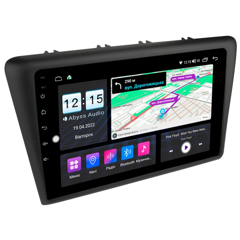 Android head unit Abyss Audio MS-9342 for Skoda Rapid 2012-2019