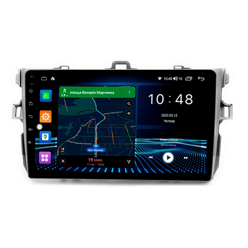 Android head unit Abyss Audio MS-9121 for Toyota Corolla 2010