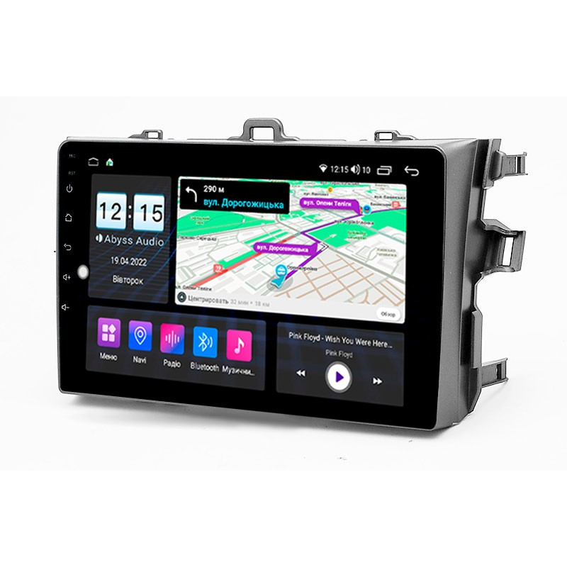 Android head unit Abyss Audio MS-9121 for Toyota Corolla 2010