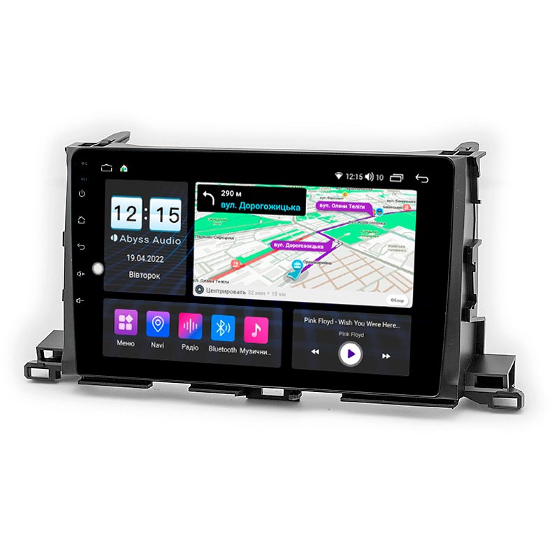 Android head unit Abyss Audio MS-0133 for Toyota Highlander XU50 2015+