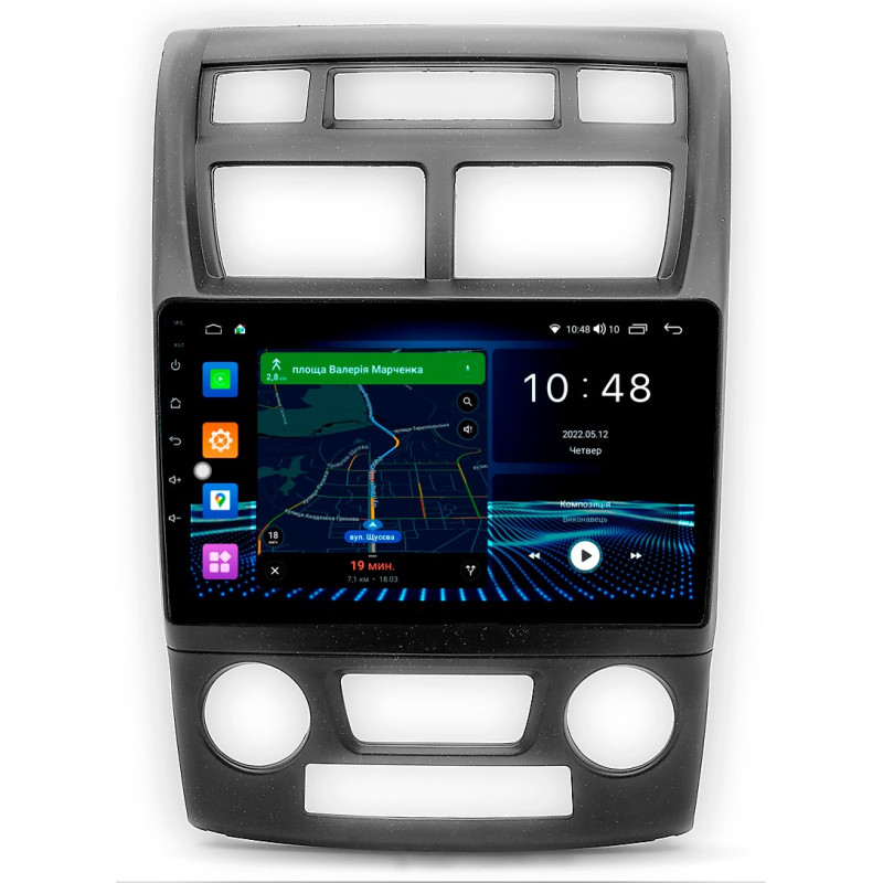 Android head unit Abyss Audio MS-9196 for KIA Sportage（Climate Control） 2004-2010