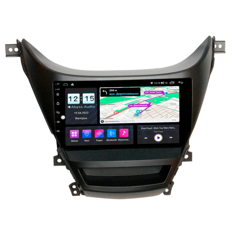 Android head unit Abyss Audio MS-9210 for Hyundai Elantra 2011-2013