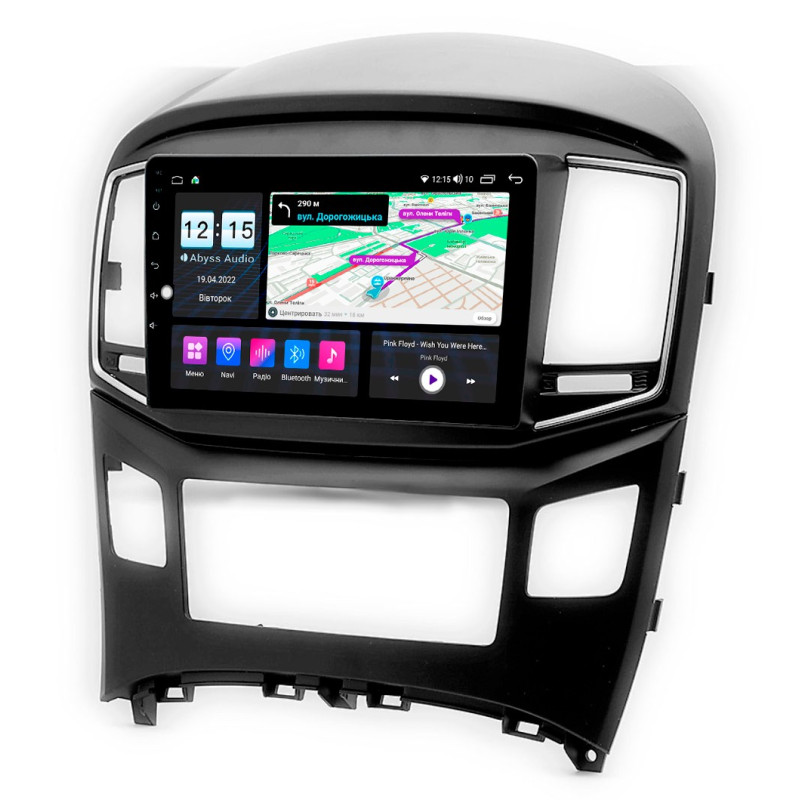 Android head unit Abyss Audio MS-9222 for Hyundai H1 2016+