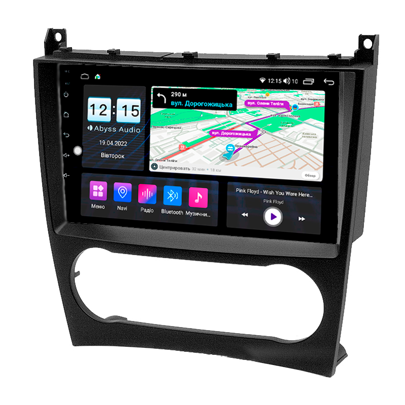 Android head unit Abyss Audio MS-9318 for Mercedes C-klasse (W203) 2004-2007