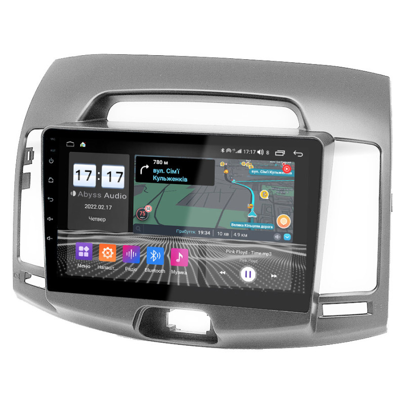 Android head unit Abyss Audio QS-9209 for Hyundai Elantra 2008-2010