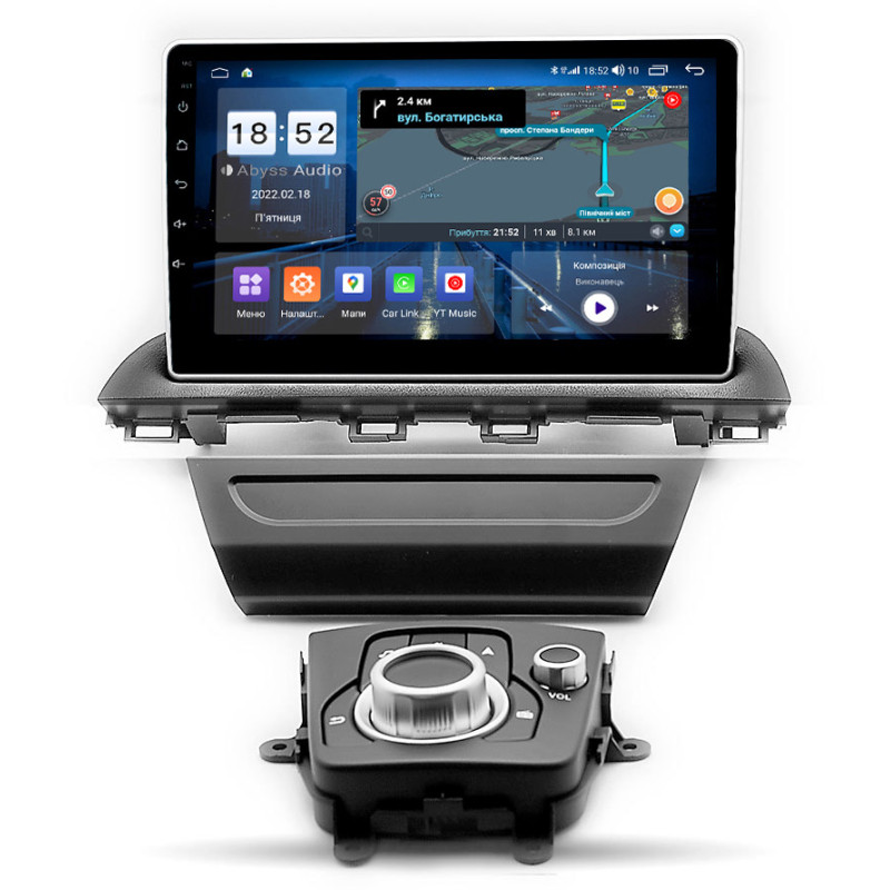 Android head unit Abyss Audio QS-0226 for Mazda 3 2013-2016
