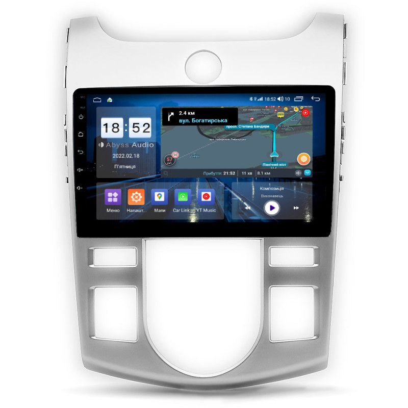 Android head unit Abyss Audio QS-9194 for KIA Cerato（Climate Control） 2008-2012
