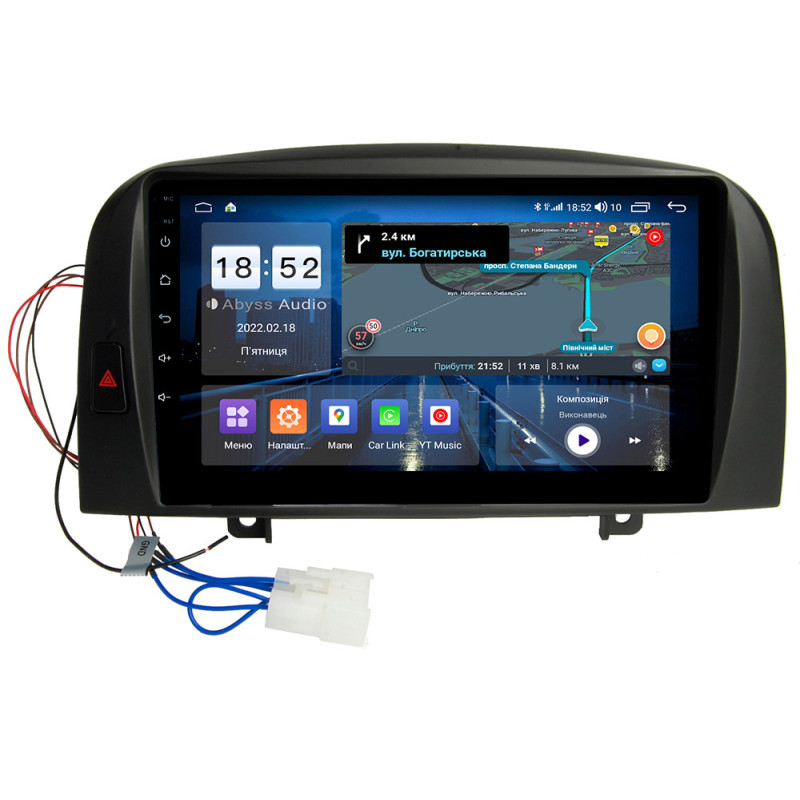 Android head unit Abyss Audio QS-9224 for Hyundai Sonata 2003-2009