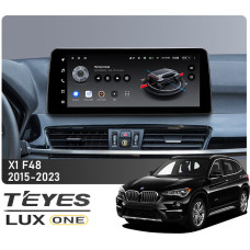 Android head unit Teyes LUX ONE 6+128 Gb BMW X1 F48 NBT 2015-2023 12.3″