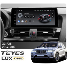 Android head unit Teyes LUX ONE 6+128 Gb BMW X3 F25 NBT 2014-2017 12.3″