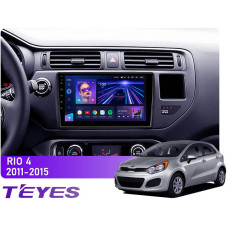 Android head unit Teyes CC3L 4+32 Gb Kia RIO 4 K3 2011-2015 9″