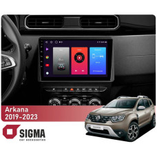 Android head unit SIGMA F10216 ANDROID 10 2+32 Gb Renault Arkana 2019-2023 (F2) 10"
