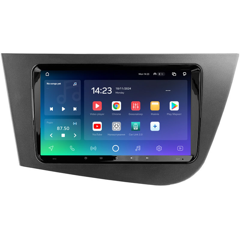 Android head unit SIGMA PRO 9464 ANDROID 10 4+64 Gb 4G DSP Seat Leon 2 2005-2012 (PQ) (F1) 9"
