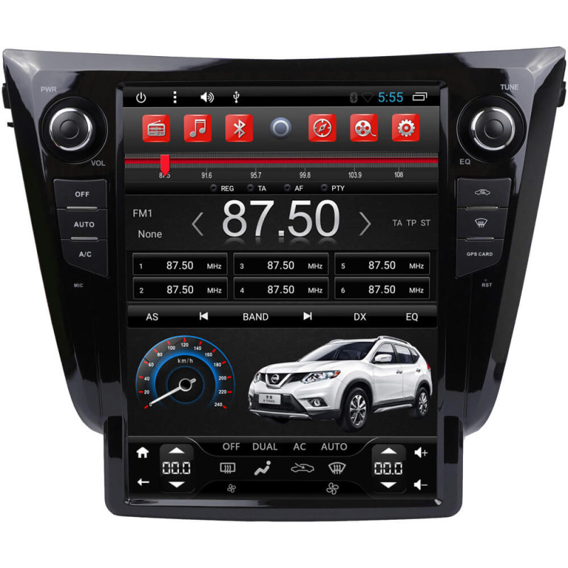 Android head unit SIGMA NISSAN X-TRAIL 2013-present /QASHQAI 2014-present 12.1" IPS (for climate control)
