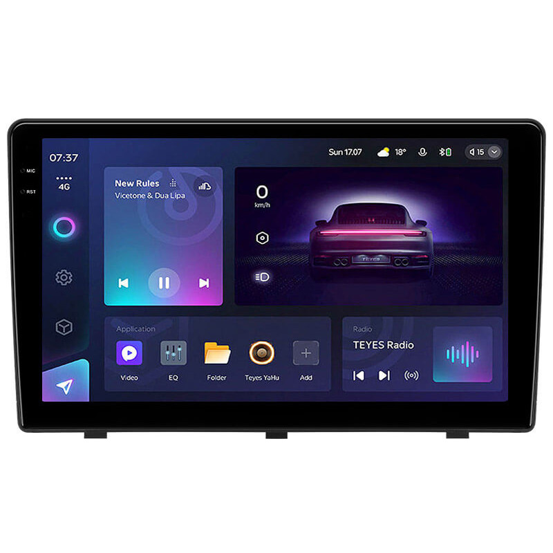 Štátní magnetofon Teyes CC3 4+64 GB Hyundai Venue (1 DIN) 2019–2020, 9 palců, 1 DIN, 2K
