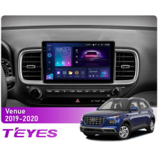 Android head unit Teyes CC3 4+64 Gb Hyundai Venue (1 Din) 2019-2020 9" 1din 2k