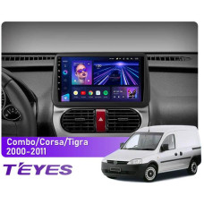 Android head unit Teyes CC3 4+64 Gb Opel Combo Corsa Tigra (0din) 2000-2011 9" 0din (L1)