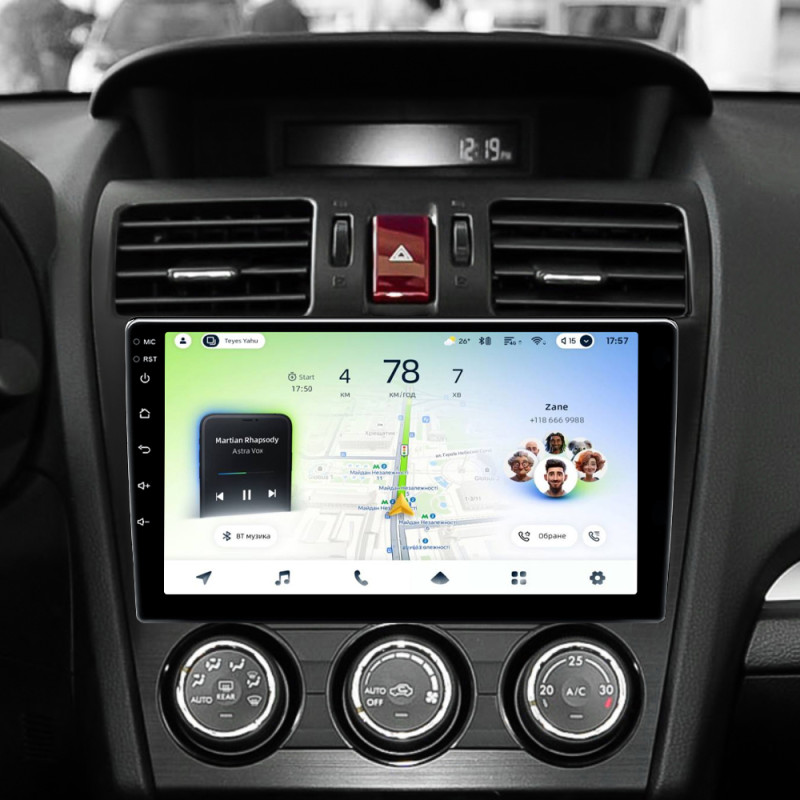 Android head unit Teyes CC4L 4+64 Gb Subaru Forester 4 SJ 2012-2015 (B) 9"
