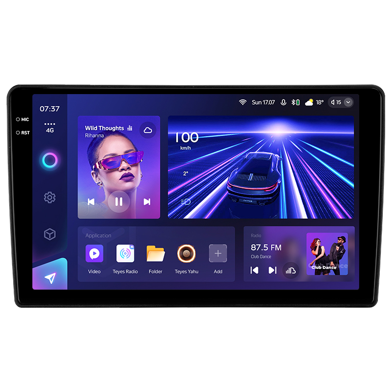 Android head unit Teyes CC3 4+64 Gb Volkswagen Universal For Volkswagen Bora/Golf 6/Passat/Scirocco/Sharan/Touran For Skoda Octavia/Fabia 2 PQ 10" 2k