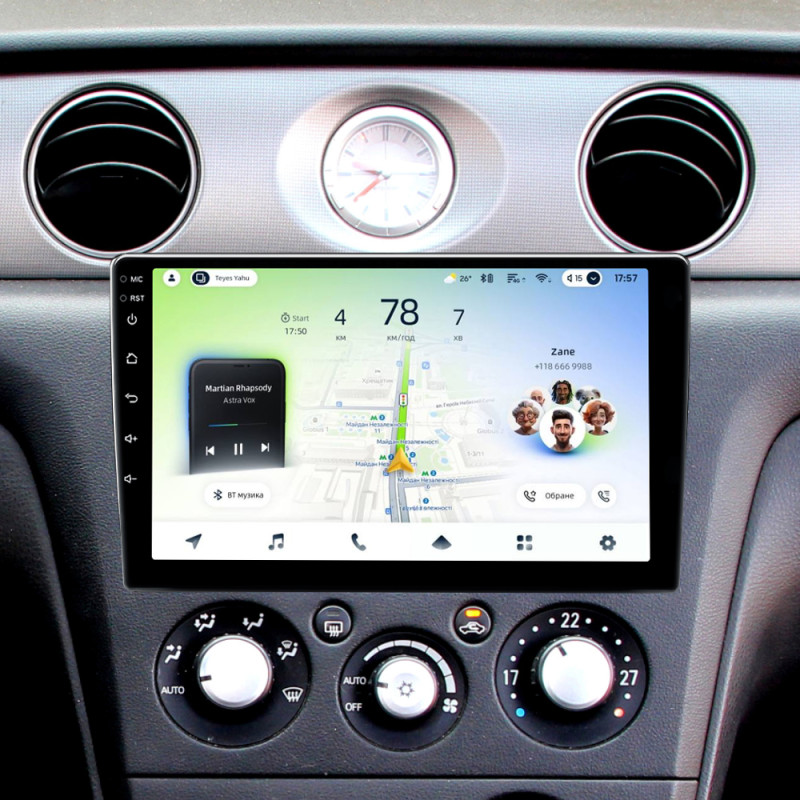 Android head unit Teyes CC4L 6+64 Gb Mitsubishi Outlander 1 2002-2008 (F2) 9"