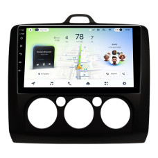 Android head unit Teyes CC4L 6+64 Gb Ford Focus 2 2004-2014 MT AC Black 9"