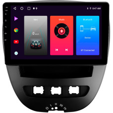 Android head unit SIGMA F10216 ANDROID 10 2+32 Gb Peugeot 107 Toyota Aygo 2005-2014 10"