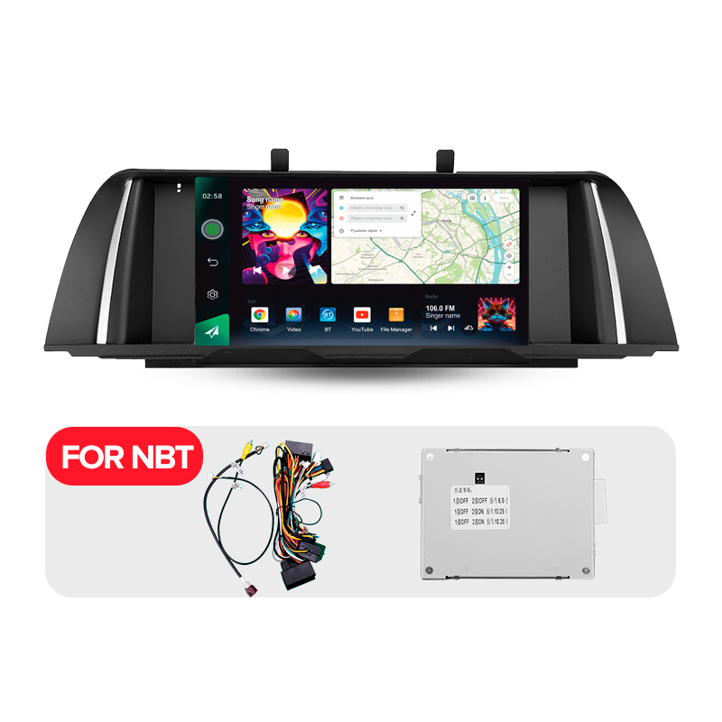 Android head unit SIGMA PRO 9464 ANDROID 12 4+64 Gb 4G DSP BMW 5 Series F10 F11 NBT 2013-2017 9" (L3)