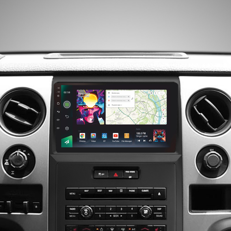 Android head unit SIGMA PRO 9464 ANDROID 12 4+64 Gb 4G DSP Ford F150 P415 Raptor 2008-2014 (F1) 9" (L2)