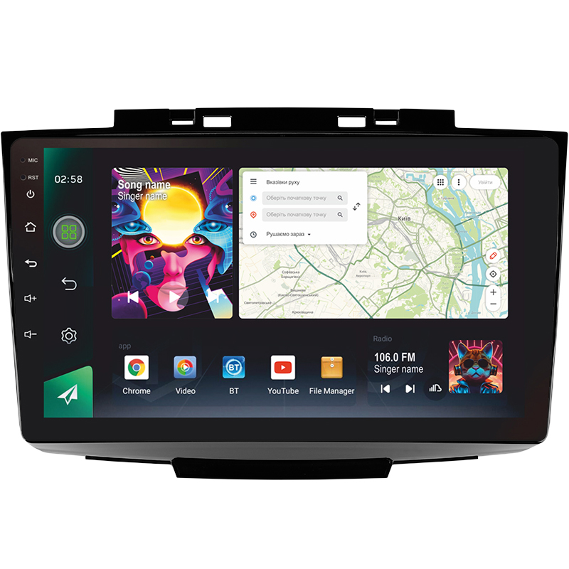 Android head unit SIGMA PRO 9464 ANDROID 12 4+64 Gb 4G DSP Great Wall Hover Haval H5 1 2010-2017 9"