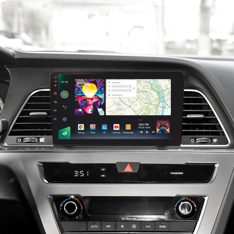 Android head unit SIGMA PRO 9464 ANDROID 12 4+64 Gb 4G DSP Hyundai Sonata 7 LF 2014-2017 (B) 9"