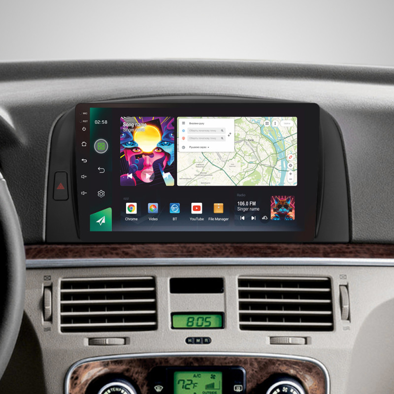 Android head unit SIGMA PRO 9464 ANDROID 12 4+64 Gb 4G DSP Hyundai Sonata NF 2004-2008 9"