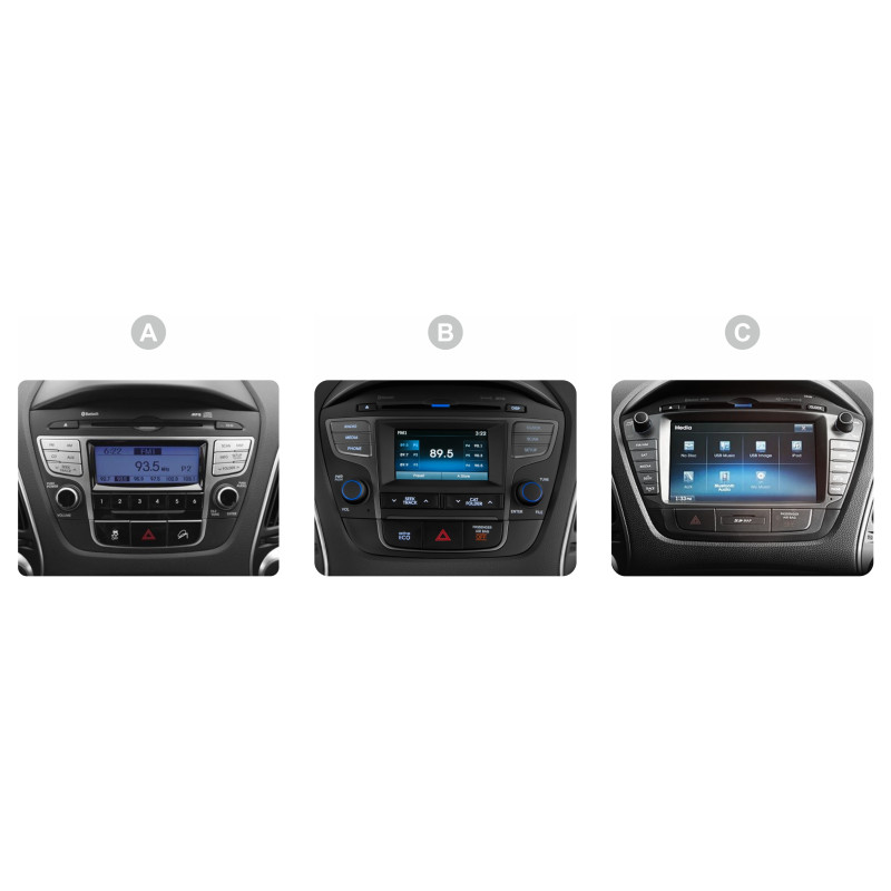 Android head unit SIGMA PRO 9464 ANDROID 12 4+64 Gb 4G DSP Hyundai Tucson 2 LM IX35 2009-2015 (AB) 9"