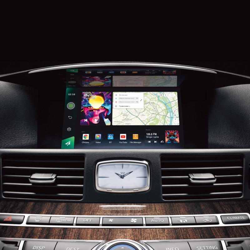 Android head unit SIGMA PRO 9464 ANDROID 12 4+64 Gb 4G DSP Infiniti Q70 1 2013-2020 9" (L3)