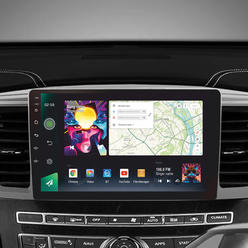 Android head unit SIGMA PRO 9464 ANDROID 12 4+64 Gb 4G DSP Infiniti QX60 1 2013-2016 9" (L3)