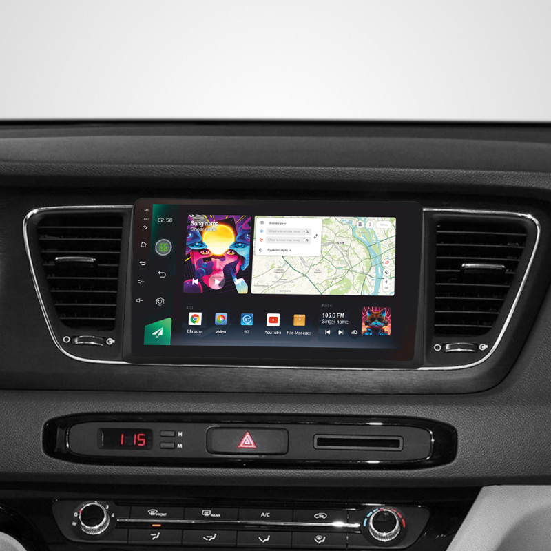 Android head unit SIGMA PRO 9464 ANDROID 12 4+64 Gb 4G DSP Kia Carnival 3 YP (F1) 2014-2021 (B) 9"