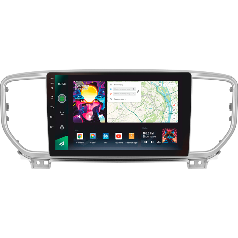 Android head unit SIGMA PRO 9464 ANDROID 12 4+64 Gb 4G DSP Kia Sportage 4 QL 2018-2022 (B) 9"