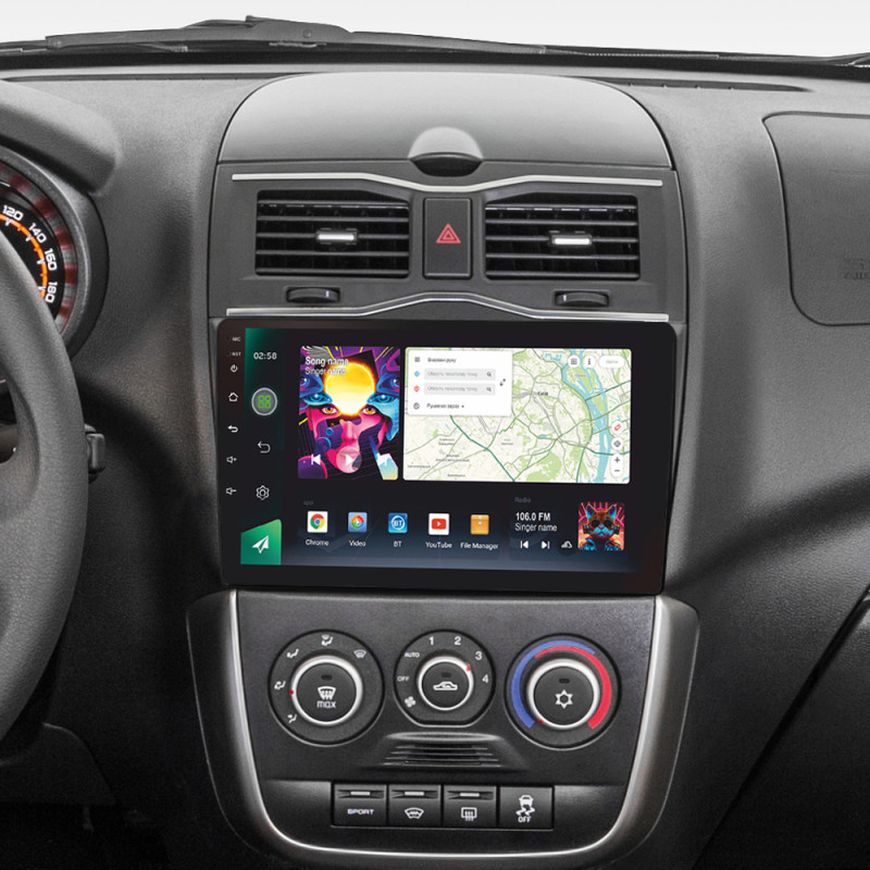 Android head unit SIGMA PRO 9464 ANDROID 12 4+64 Gb 4G DSP LADA Granta Cross 2018-2023 9"