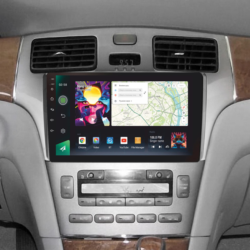 Android head unit SIGMA PRO 9464 ANDROID 12 4+64 Gb 4G DSP Lexus ES300 ES 300 ES330 XV30 ES 330 2001-2006 9" (L2)