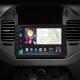Android head unit SIGMA PRO 9464 ANDROID 12 4+64 Gb 4G DSP Mitsubishi Pajero 3 V70 V60 1999-2006 (brown) 9"