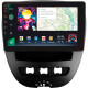 Android head unit SIGMA PRO 10464 ANDROID 12 4+64 Gb 4G DSP Peugeot 107 Toyota Aygo 2005-2014 10"
