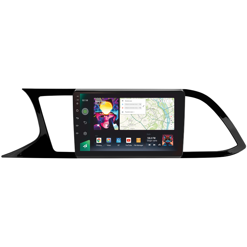 Android head unit SIGMA PRO 9464 ANDROID 12 4+64 Gb 4G DSP Seat Leon 3 2012-2020 (F3) 9"