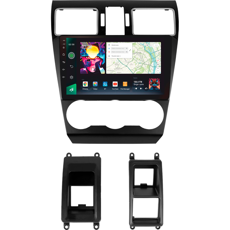 Android head unit SIGMA PRO 9464 ANDROID 12 4+64 Gb 4G DSP Subaru Forester SJ 2015-2018 9"