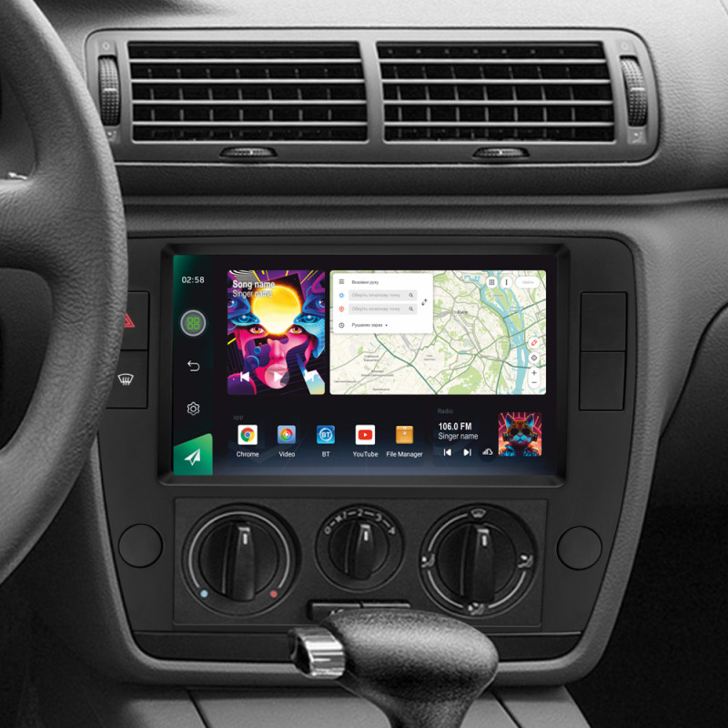 Android head unit SIGMA PRO 9464 ANDROID 12 4+64 Gb 4G DSP Volkswagen Passat B5 2000-2005 9"